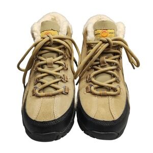 Earth Spirit Portland Hiking Boots Men US 7 Multi Leather Faux Shearling Lace Up